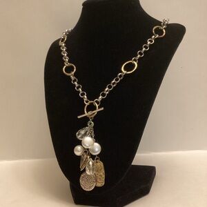 Elegant Necklace with Charms